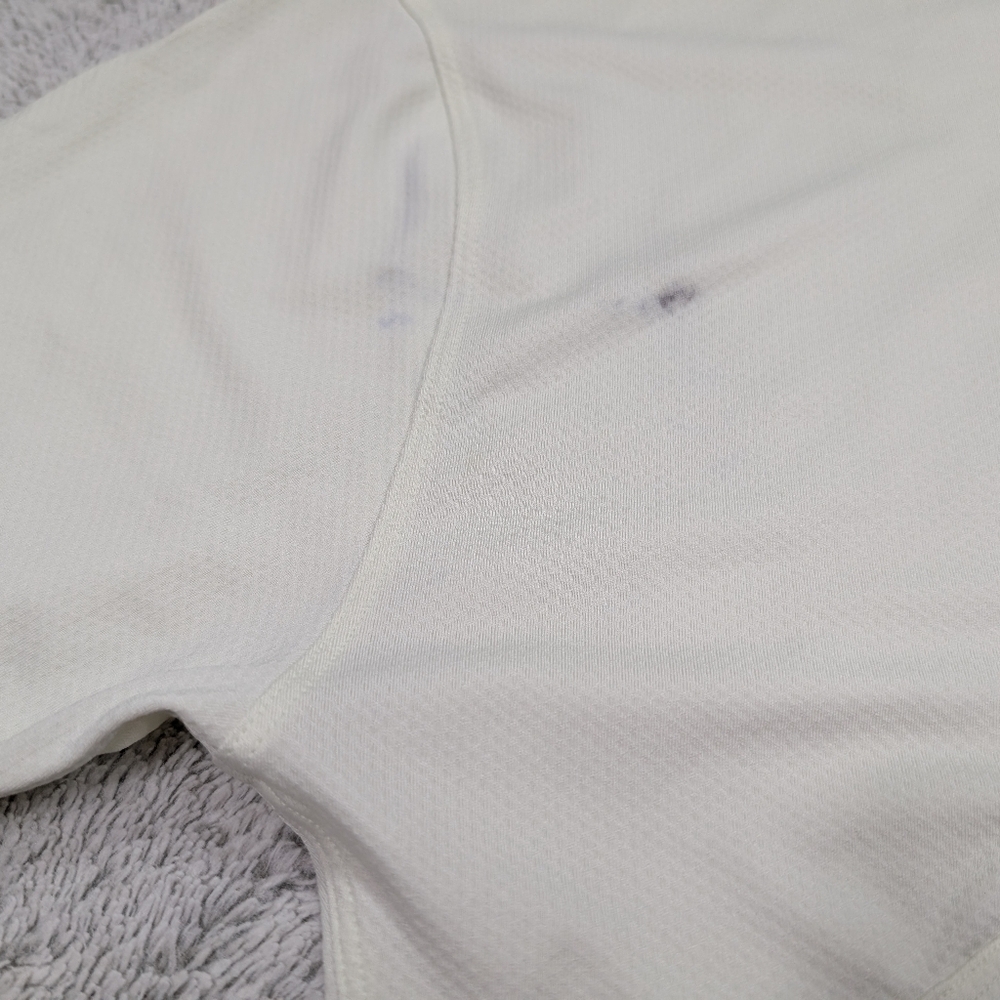 Lululemon Shirt Womens 6 White Yellow Muscle Love Long Sleeve Oversized Crop - Picture 7 of 7